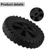 7inch Air Compressor Wheels Replacement Parts Shock Absorption Non-Slip Silent