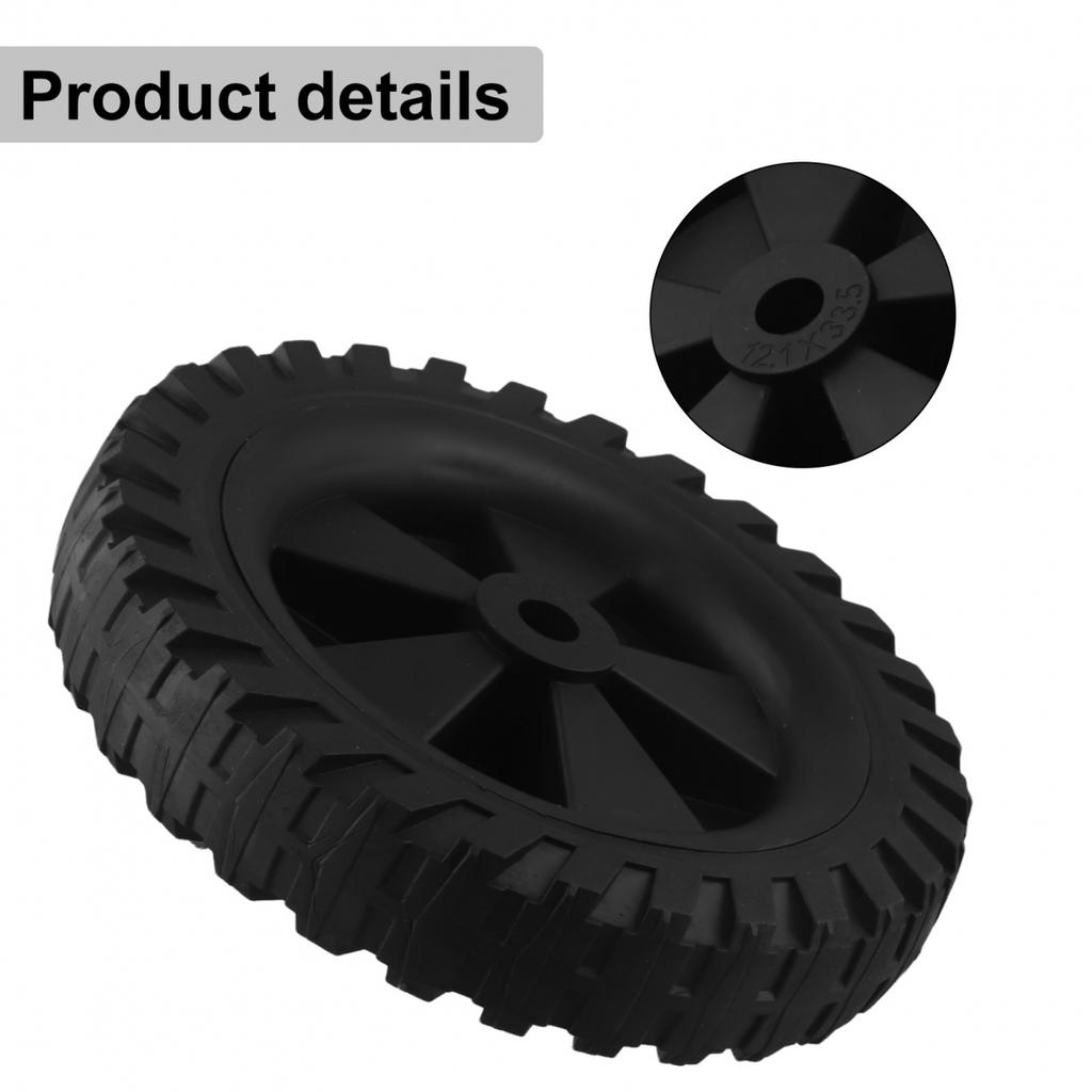 7inch Air Compressor Wheels Replacement Parts Shock Absorption Non-Slip Silent