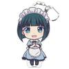 TV Anime Cafe Puni Keychain Ono Shiragiku "Goddess' Terrace" Colle! (with Stand)
