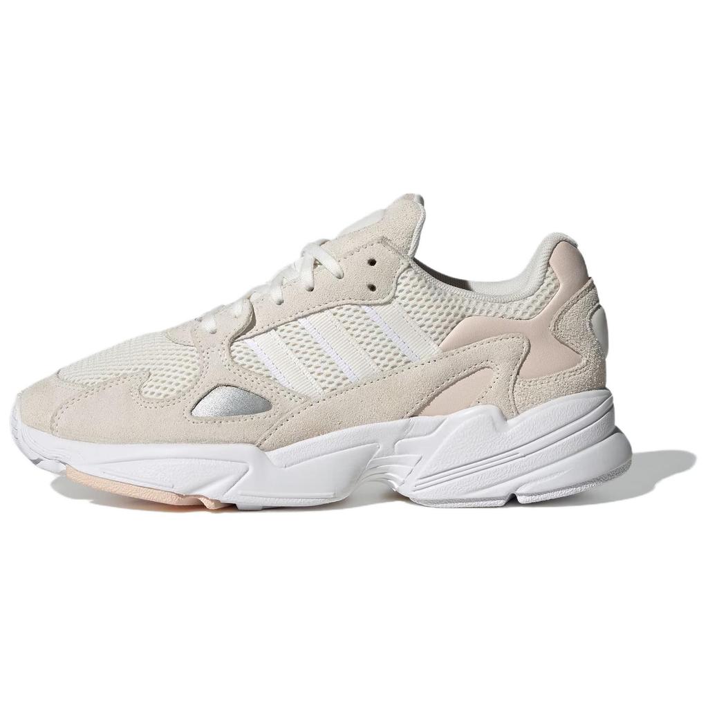Adidas Originals Falcon Anti-Slip Wear-Resistant Low-Top Chunky Sneakers Women's Beige Sneakers IH5228