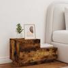 Table de chevet - Maison Exclusive - Chêne fumé - LED RVB - 70 x 36 x 40,5 cm
