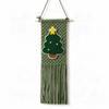 25x60cm Christmas Tree Wall Hanging Woven Texture Mini Wall Hanging  Christmas Decoration