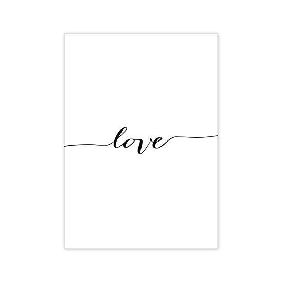 Canvas Painting Nordic Wall Art Motivational Quotes Text Posters And Prints Wall Pictures For Living Room Decoration Home Decor