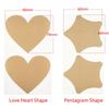Love Heart Shape Scratch Card Sticker Scratch Coating Stickers Multifunctional Labels Self-adhesive