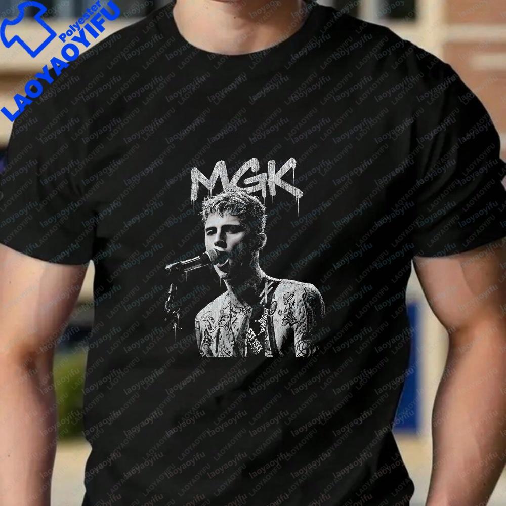 Unisexs TShirts And Tank Tops Rap Artist Machine Gun Kellys Trendy ShortSleeved Shirts Comfortable TShirts