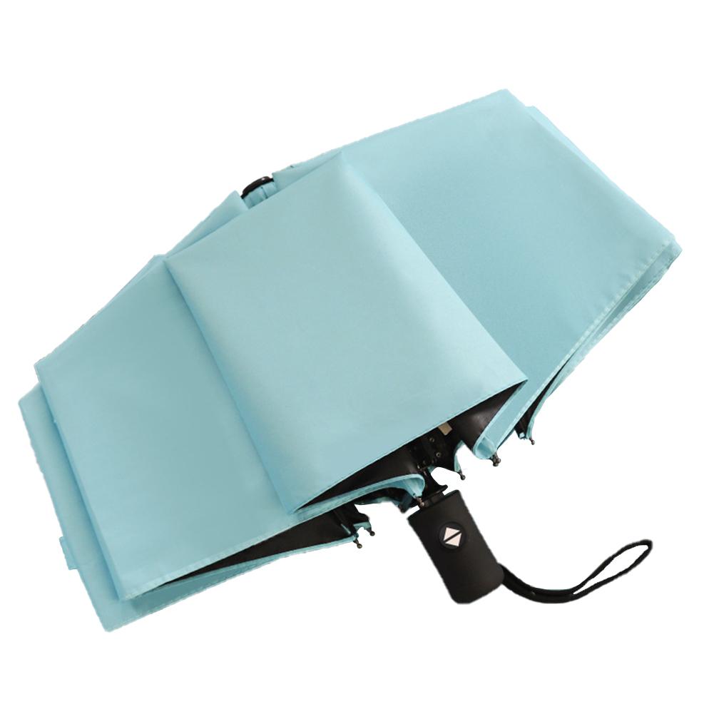 Folding Automatic Umbrella Lightweight Strong Protection Mini Umbrella 8 Resin-reinforced Fiberglass Umbrella