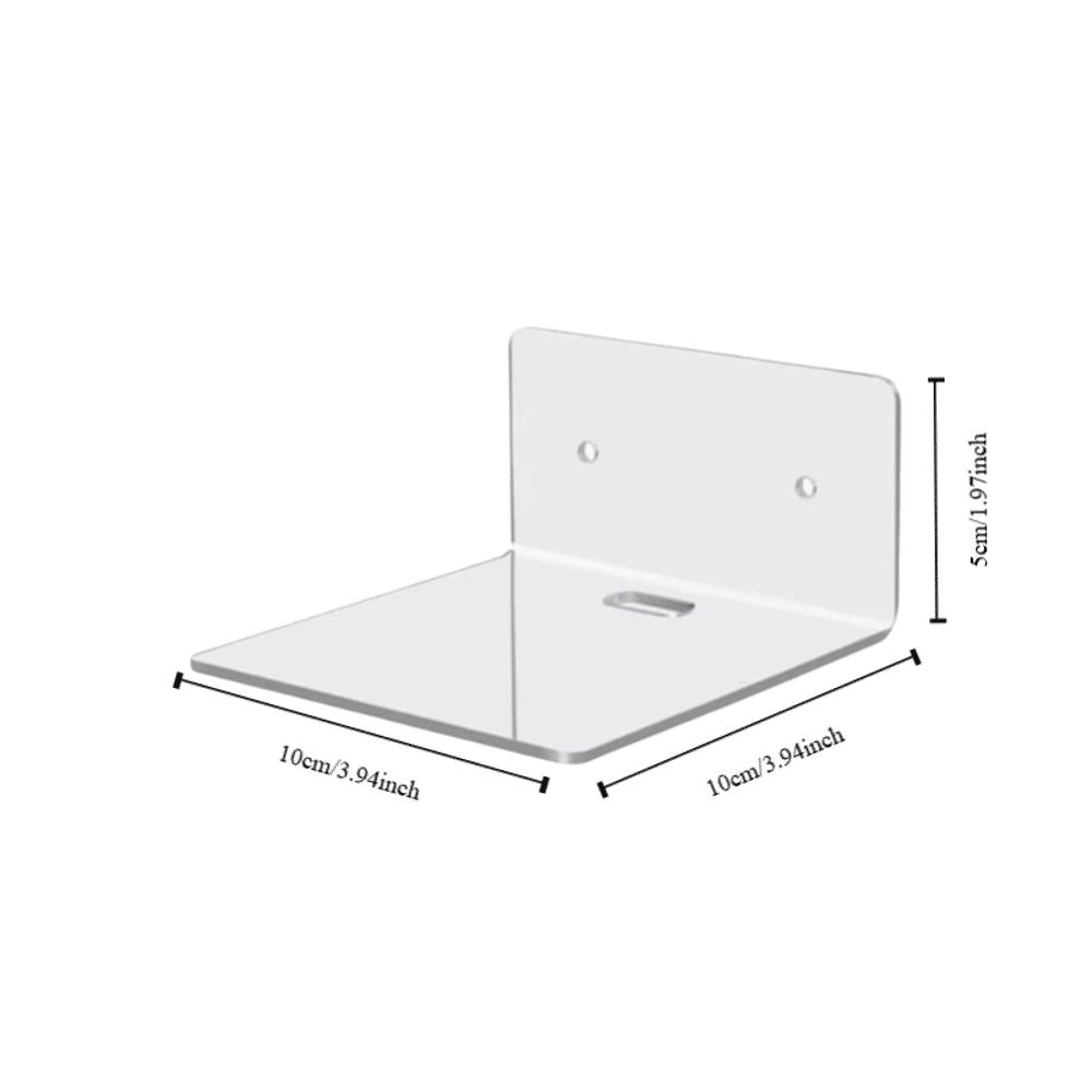 Transparent Design Transparent Wall Shelves Minimalist Floating Shelves Storage Shelves