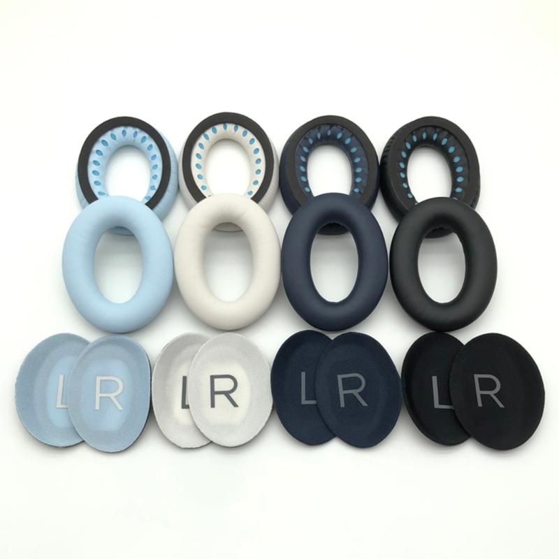 Replacement Protein Leather Earpads Ear Pad for QC45 Headphones Ear Cushions Earmuffs Ear Cover