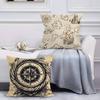Ocean Blue Compass with Anchor Pillow Case Anti-dustmite Pillowcase Invisible zipper silky short plush Sofa cushion cover