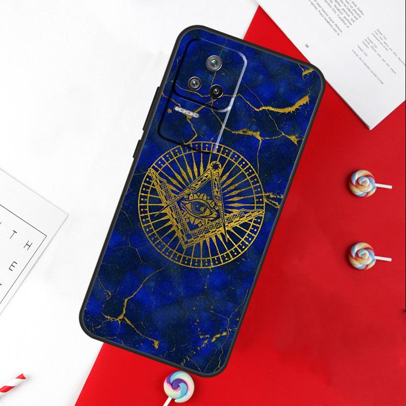Чехол-крышка с символом Глаз Пирамиды для Xiaomi 13T 11T 12T 14T Pro 13 14 15 Ultra POCO X7 Pro X3 X5 X6 F5 F6 M6 Pro