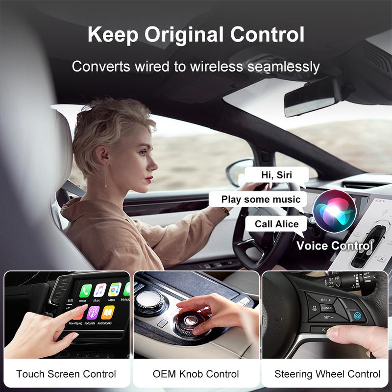 Android Auto Wireless Carplay Type-c USB Bluetooth Wifi Plug and Play 2In1 Dongle для Chevrolet Citroen Buick Cadillac Chery VW