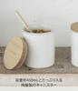 Yamazaki Промышленные Контейнер для хранения Керамическая банка Tosca Соль Белый 3427