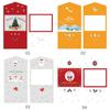 1/10PCS Creative Paper New Years Winter Holiday Greeting Card Set Xmas Gifts Cards Merry Christmas