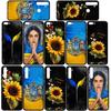 Для Samsung Galaxy S24 S23 iPhone 16 15 14 Xiaomi Redmi Note 13 12 11 10 8 Plus 9 Pro Max X XR A06 Чехол для телефона Flower Sunflower Flag OPPO Huawei Cover