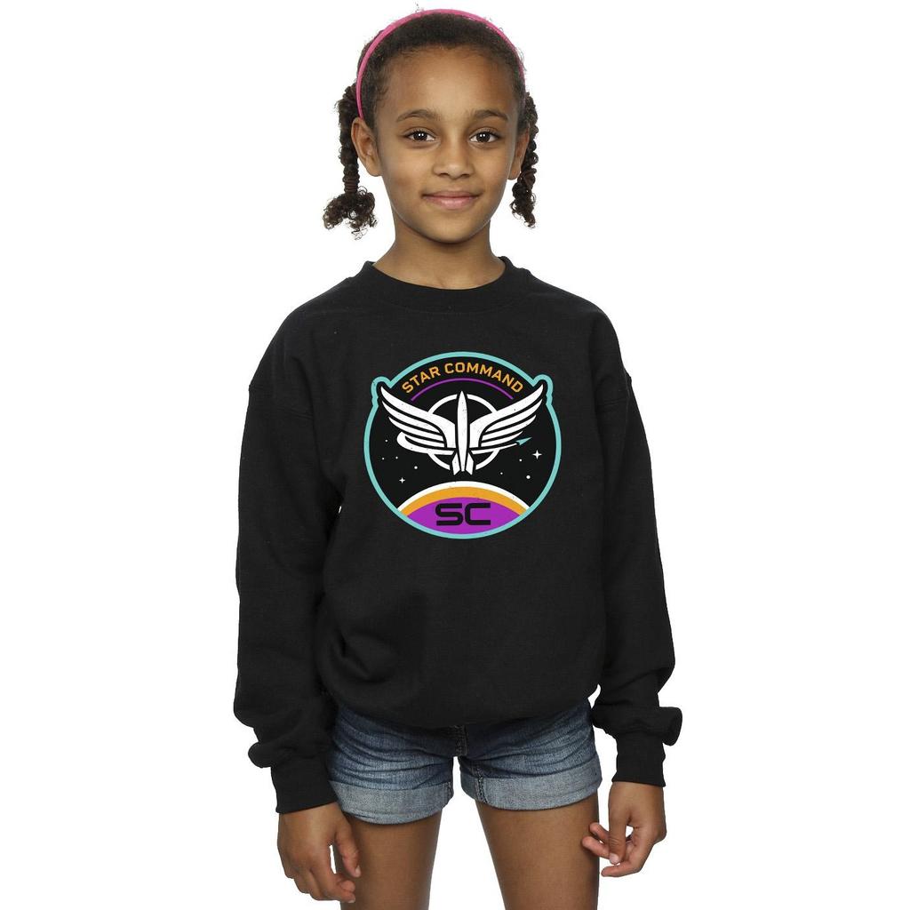 Disney Girls Lightyear Star Command Circle Sweatshirt