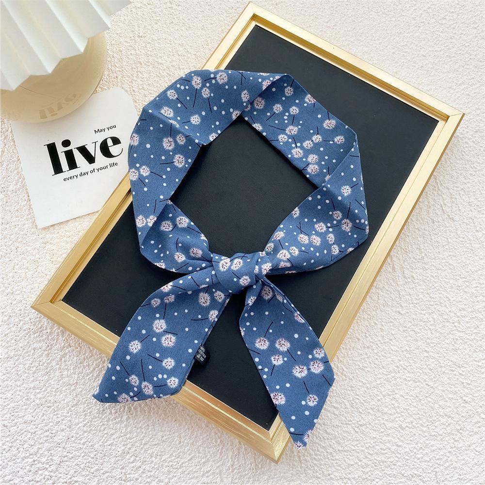 New Scarves Silk Scarves Women'S Spring And Autumn Season Long Decorative Professional Scarves Summer Thin Styles Paired With Shirts Stylish