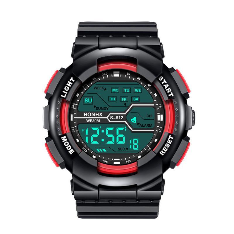 Good Luxury Top Brand Digital Date Outdoor Watch for Men Men's Multi-function Fashion Watches Luminous Electronic Sport Military Watch LED