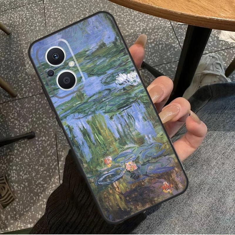 Клод Моне крутой чехол для OPPO Reno 8T 2Z 4Z 5Z 10 4 5 6 7 8 Lite OPPO Find X2 X3 Neo X6 Pro X5 Lite