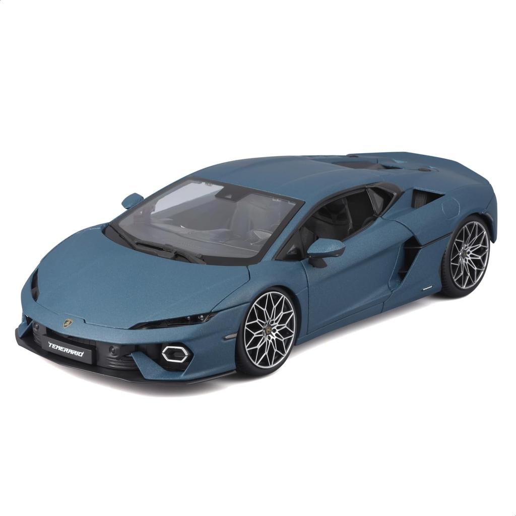 Bburago Масштаб Lamborghini Temerario Синий Литая Модель Машины 1/18 (Готовый продукт) 18-11052BU