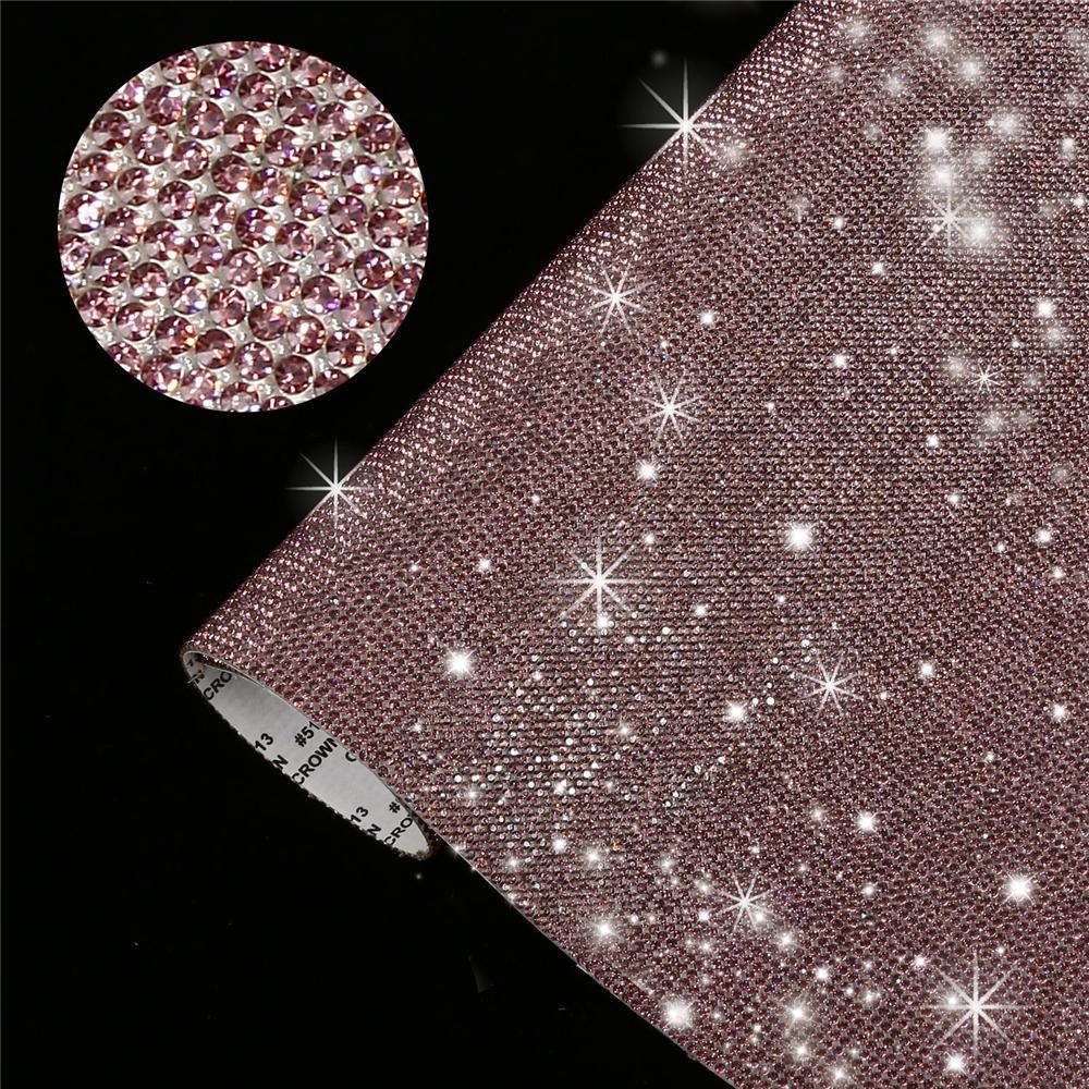 Car Decoration Home Decor Gifts Rhinestone Sheet Crystal Sticker Bling Paster Glitter Trim Applique