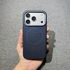 Сотовая структура для теплоотвода Магнитный защитный чехол для iPhone 16 Pro Max - Однотонный жесткий корпус с дизайном большого отверстия