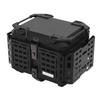 45L Motorcycle Top Case with Security Lock Waterproofing Aluminum Alloy Quick Release Trunk Top Box for Helmet Luggage
