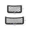 New Hots E60 Car Organizer Storage Bag Auto Paste Net Pocket Phone Holder For Bmw 50TH M Performance M3 M5 M6 F01 F20 F10 F13 F