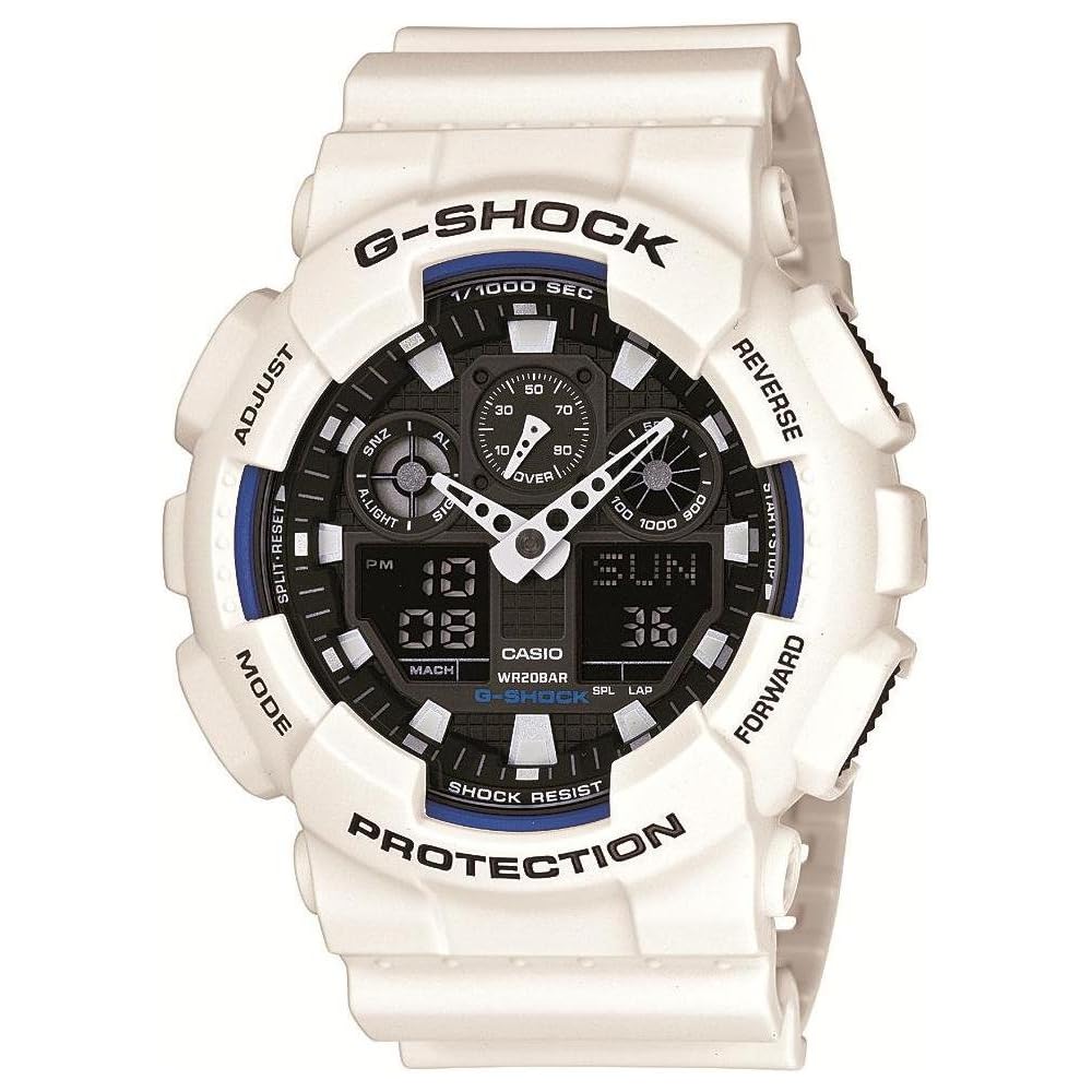 Casio G-Shock GA-100B-7AJF Men's Watch White Digital Waterproof 200m