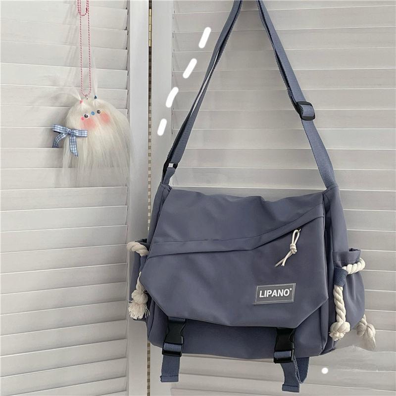 Нейлоновые сумки через плечо, сумки через плечо большой емкости для девочек-подростков, мужская сумка-мессенджер в стиле Харадзюку, школьные сумки для студентов, Sac