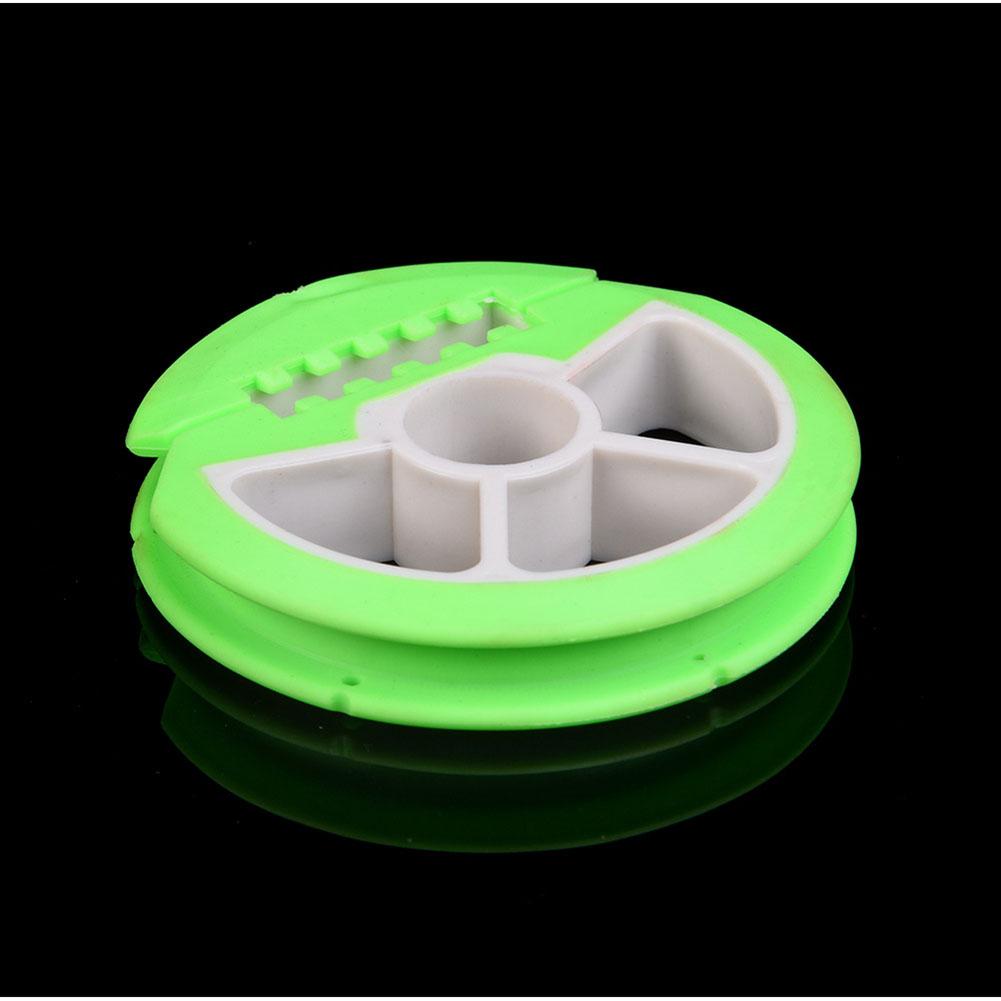1 Box Silicone 6-axis 8-axis Fishing Box Spool Line Winding Board Portable Colorful Lightweight Rubber Main Shaft Coil Box