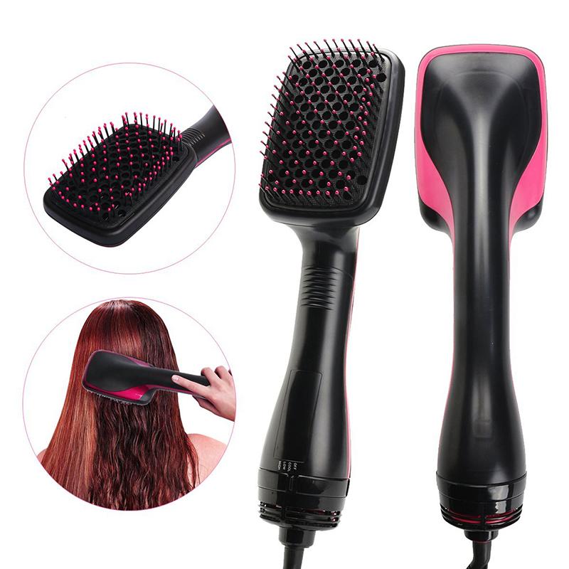Hair Dryer Hot Air Brush Styler and Volumizer Hair Straightener Curler Comb Roller One Step Electric Ion Blow Dryer Brush