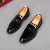 Модные Новые Мужские Лоферы из Замшевой Кожи с Острым Носком, Черные, Удобные, Деловые, Туфли на Плоской Подошве, Мужская Дизайнерская Обувь для Выпускного Вечера, Свадебного Платья