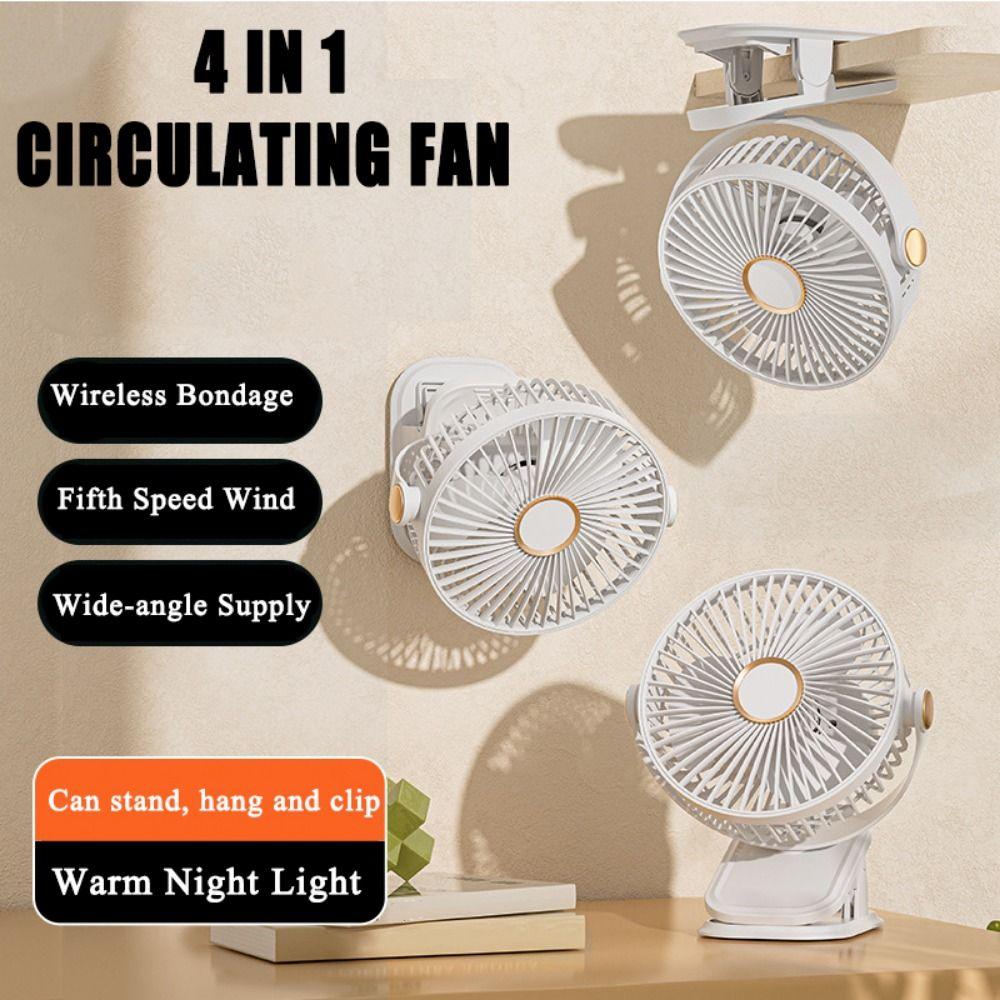 4 in 1 Small Desk Fan Creative Mini Desk Fan Mutli-Purpose Personal Table Fan  Camping