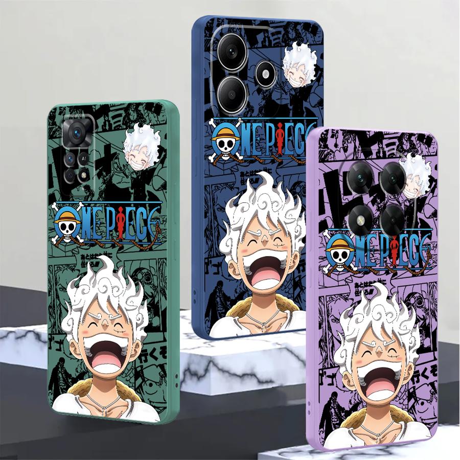 O-Ones Pieces Luffy Case for Xiaomi Redmi Note 15 Pro Plus 14 12 Note 14 13 9S 10 Lite 11 9 8 11S 12S Phone Cover