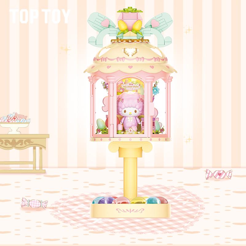 Building Blocks Light Shadow Dream Series Kuromi My Melody Assembled Model Toy Tabletop Light Ornaments Christmas Gifts
