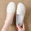 Women's Flats Loafers Driving Shoes Moccasins White Flats Casual Soft Summer Hollow Walking Shoes for Mother