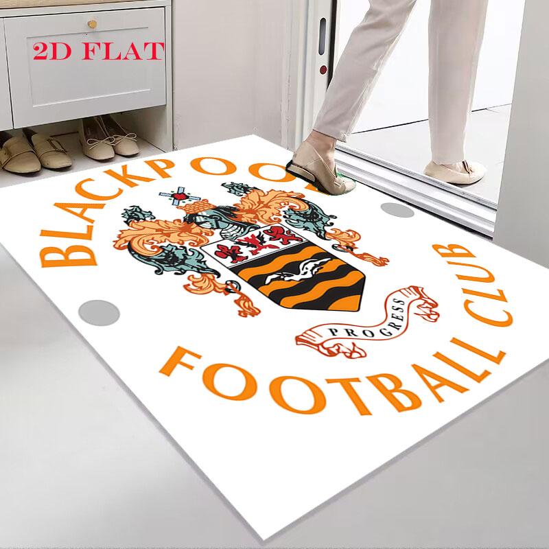 Blackpool F.C Poster Carpet Rug for Living Room Bedroom Home Sofa Decoration,Kids play Nonslip Floor Mat