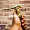 Ручка-рыба Латунь Дерево Викторианская Складная Трость Коллекционная Мужская
