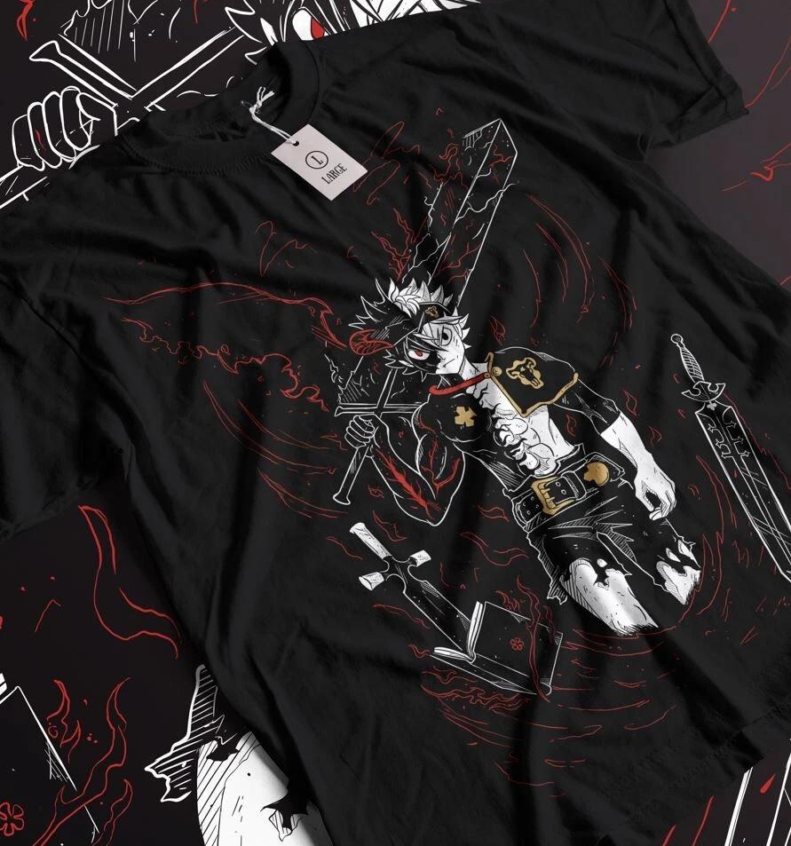 Black Clover Tshirt Asta Yami Sukehiro Yuno Tee Anime TShirt Luck Voltia Shirt
