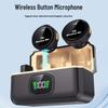 Беспроводной петличный микрофон Q8: Двухканальный Bluetooth-микрофон для уличных прямых трансляций и мобильной записи