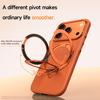 Kevlar‑Patterned Magnetic Phone Case, 600D Skin‑Feel Shell with 360° Rotatable Ring Kickstand