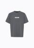Футболка с пигментным логотипом LIMELIGHT APPAREL (Уголь/Белый)