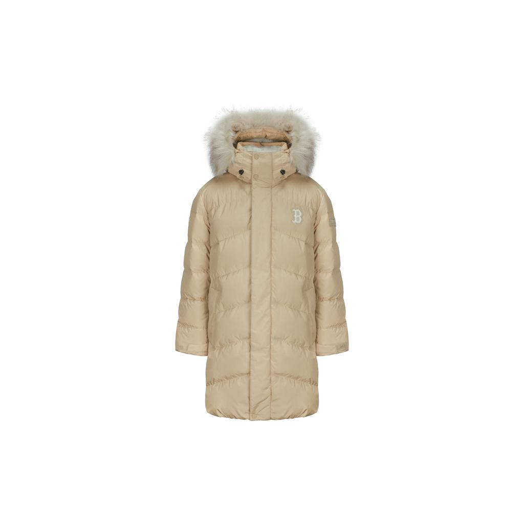 Новый пуховик MLB Унисекс Песочно-коричневый 3ADJEC616-43SAS