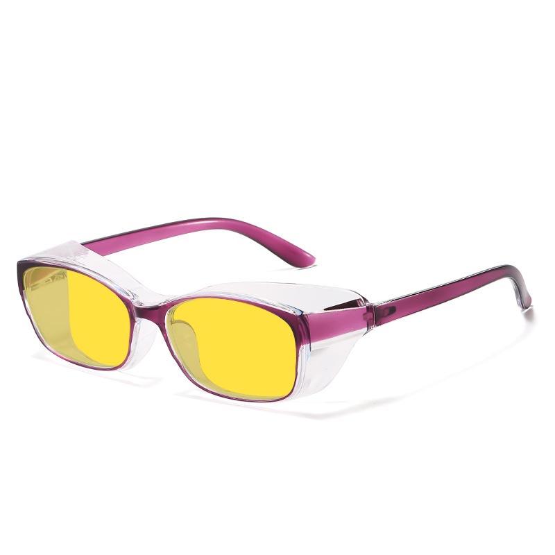 Новые солнцезащитные очки ночного видения с защитой краев, блокирующие синий свет, для просмотра мобильных телефонов, компьютеров, для защиты глаз