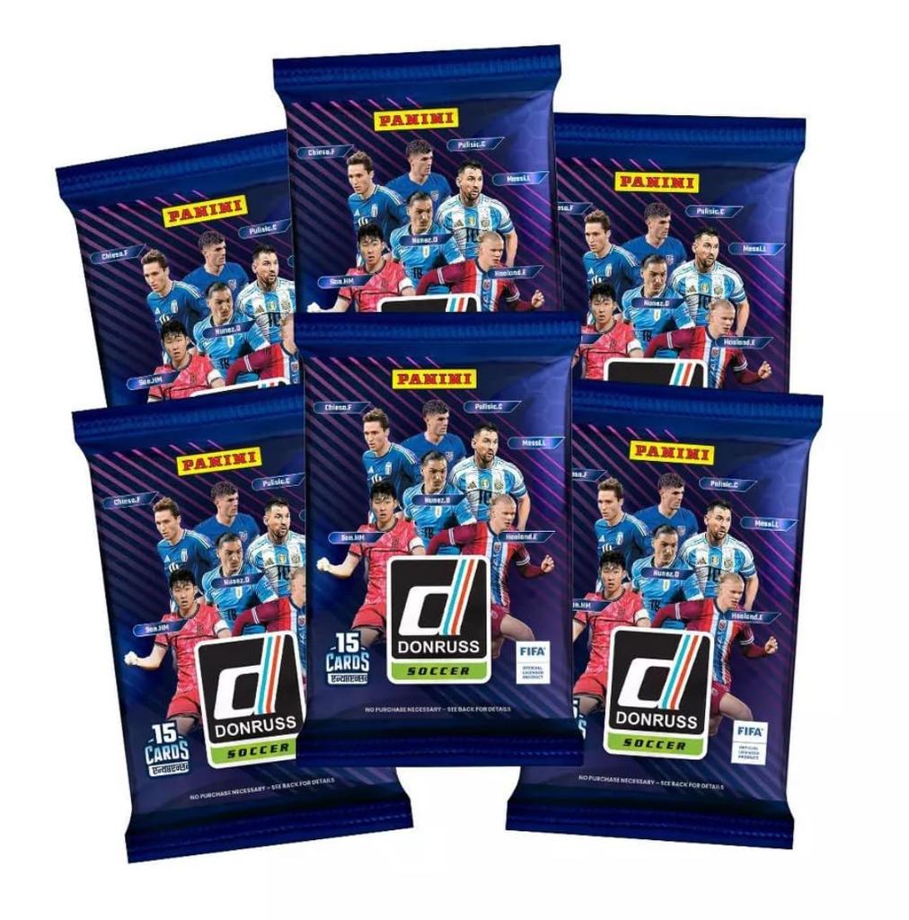 2024-2025 Panini Donruss Soccer Blaster Box - 6 Packs of 15 Soccer Cards