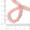 6 мм натуральные розовые хрустальные бусины, свободные круглые кварцевые бусины для изготовления ювелирных изделий, браслет, ожерелье, серьги