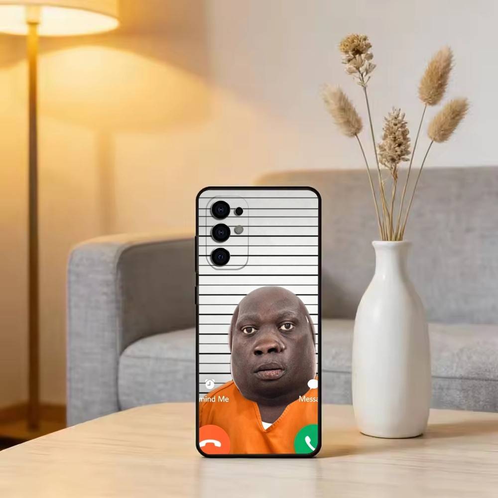 Смешной Чехол для Телефона J-John Pork is Calling Для Samsung S25,S24,S21,S22,S23,S30,Ultra,S20,Plus,Fe,Lite,Note,10,Черный Чехол