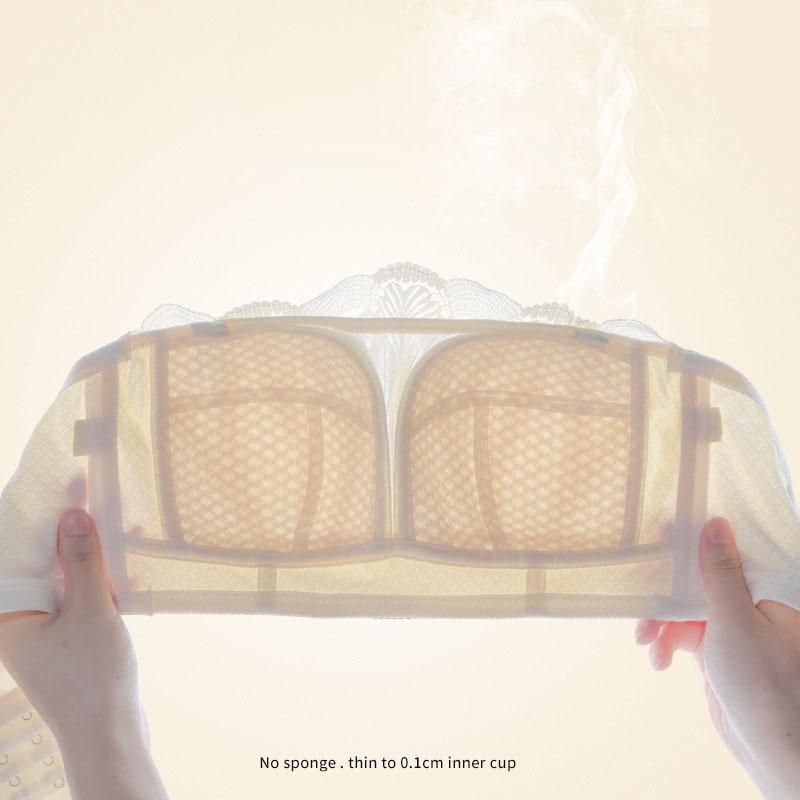 Женский бюстгальтер-минимайзер большого размера, невидимый бюстгальтер без косточек, беспроводной бюстгальтер без бретелек, нескользящее нижнее белье, топы