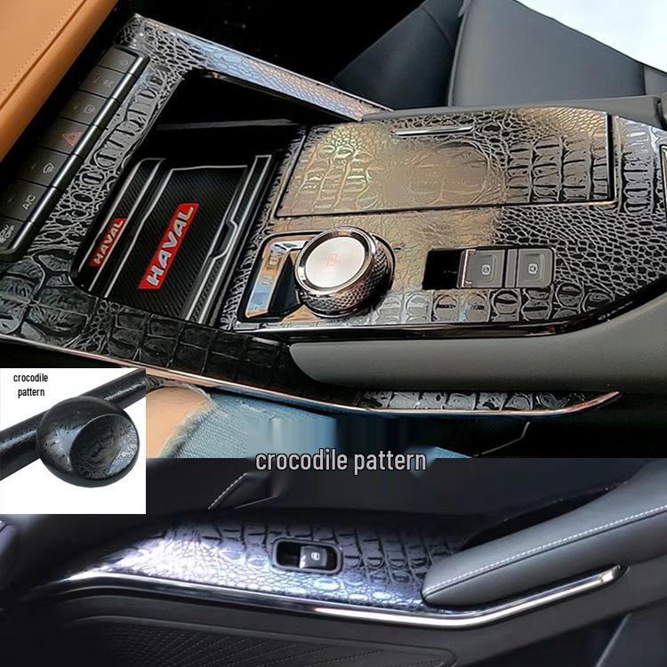 21st Gen Haval H6 Interior Carbon Fiber Gear Shift Decor Stickers