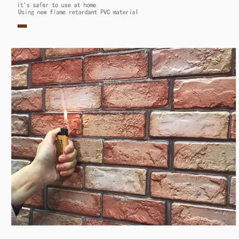 5/10 шт. Современные 3D наклейки на стену с текстурой камня 30X30 см Самоклеящиеся панели для акцентных стен гостиной Прочные Водонепроницаемые для дома